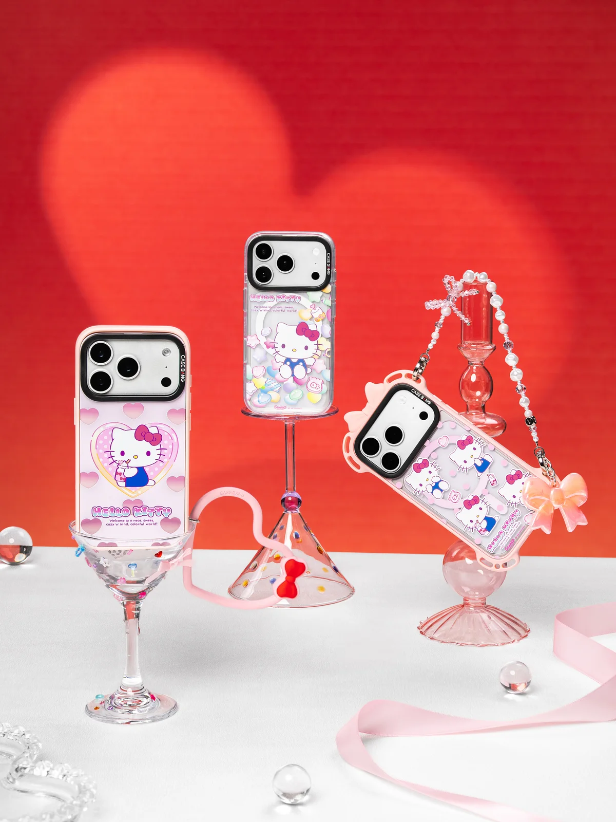 Hello Kitty 正版联名手机壳｜甜妹少女风手机壳商业摄影