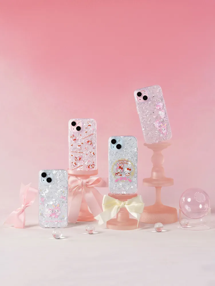 Hello Kitty × Mezzo Piano 联名贝壳纹手机壳｜少女风电商产品摄影