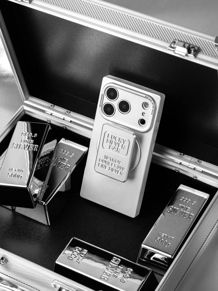 Lucky Silver Bar 银条主题手机壳｜轻奢金属风商业摄影