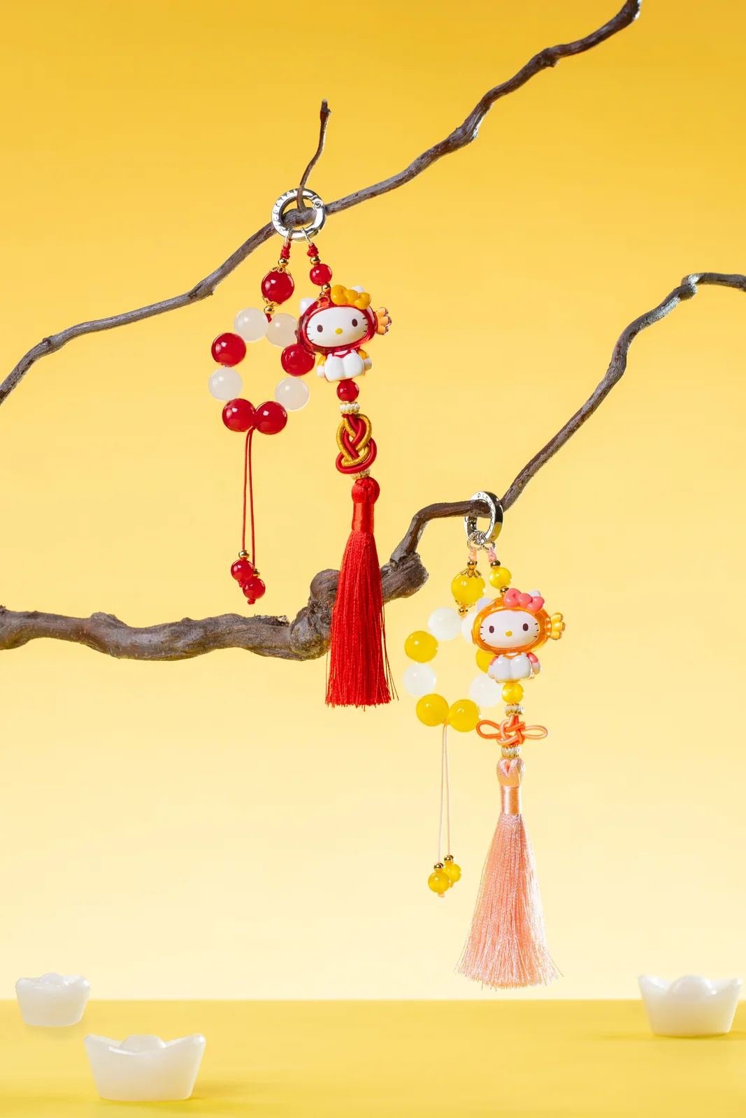Hello Kitty 国风系列手机挂绳｜新中式禅意商业摄影