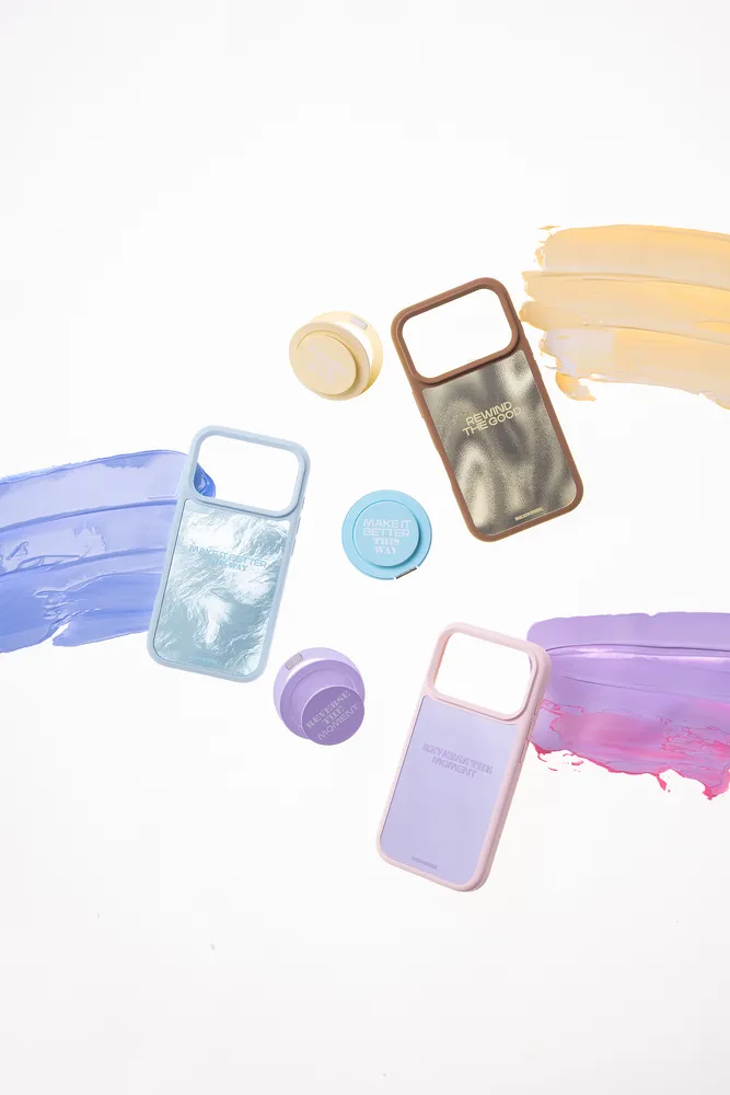 马卡龙色系磁吸手机壳