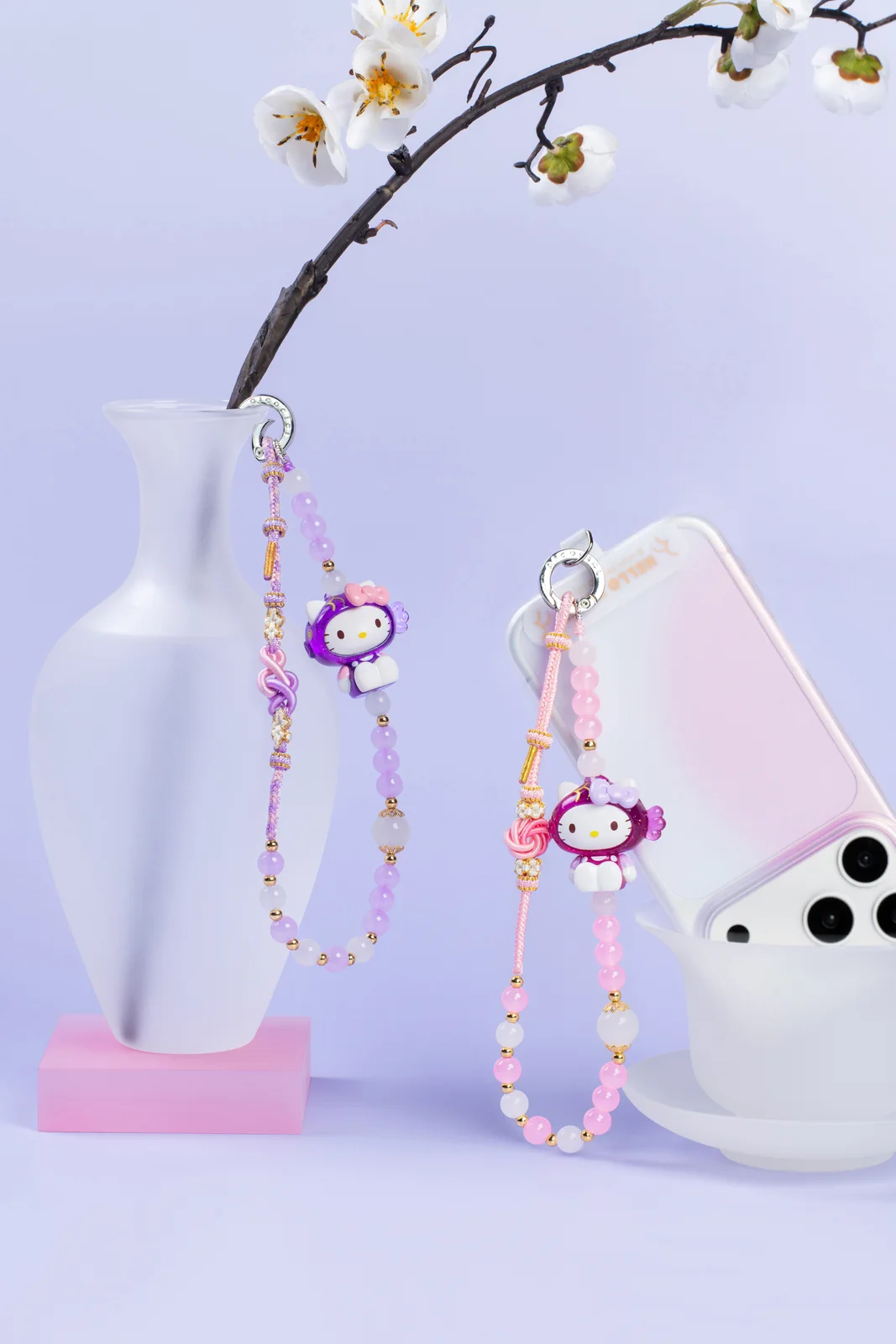 Hello Kitty 国风系列手机挂绳｜新中式禅意商业摄影